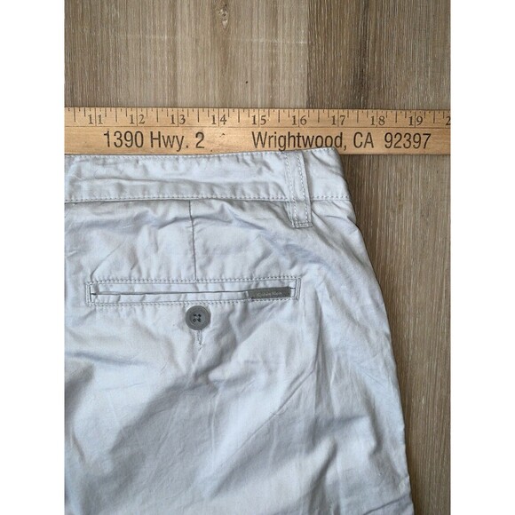 Calvin Klein Men's Gray Lightweight Cotton Pants RN# 36543 CA#50900 34W 32L EUC - Picture 8 of 9